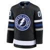 Tampa Bay Lightning tröja Customized Fanatics Premium 2024-25 Svart Tredje - NHL Tröjor Herr